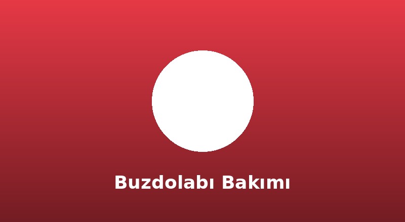 Buzdolabı Bakımı