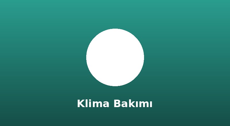 Klima Bakımı